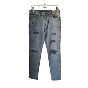 NWT Men's American Eagle Gray Next Level Airflex Stretch Slim Jeans - 30/30